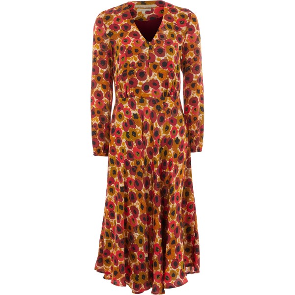 TK Maxx - Sukienka długa w pomarańczowe kwiaty