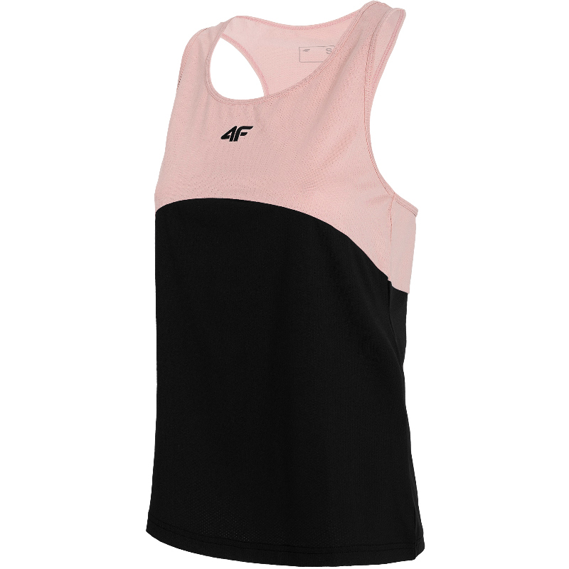 top treningowy z perforowanej dzianiny