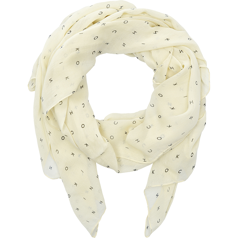 Ochnik - szalik z nadrukiem w litery