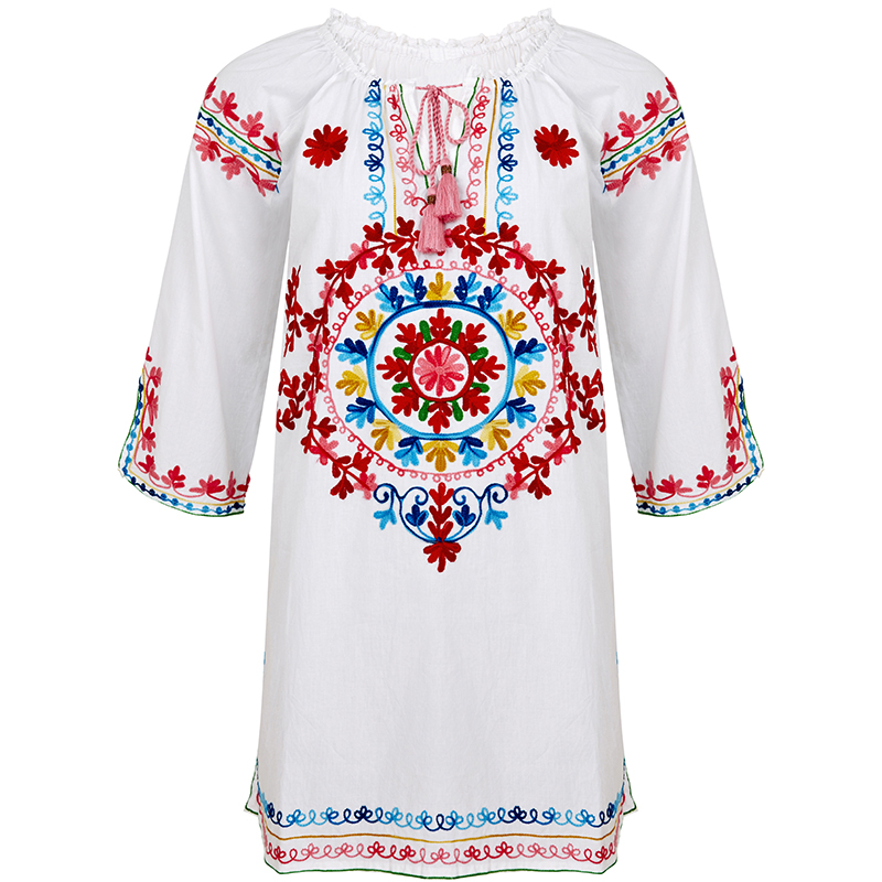 TK Maxx - sukienka koszulowa z naszywkami