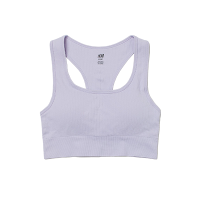 Bezszwowy biustonosz sportowy H&M 59,99 zł