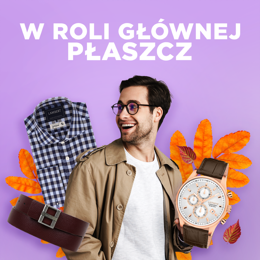 Męski płaszcz jest w modzie!