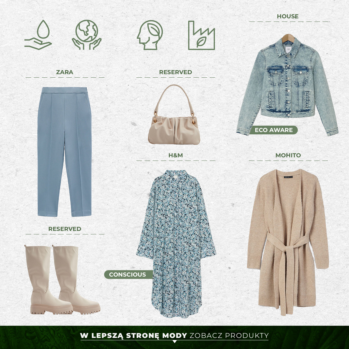 Naturalne materiały dla Pań