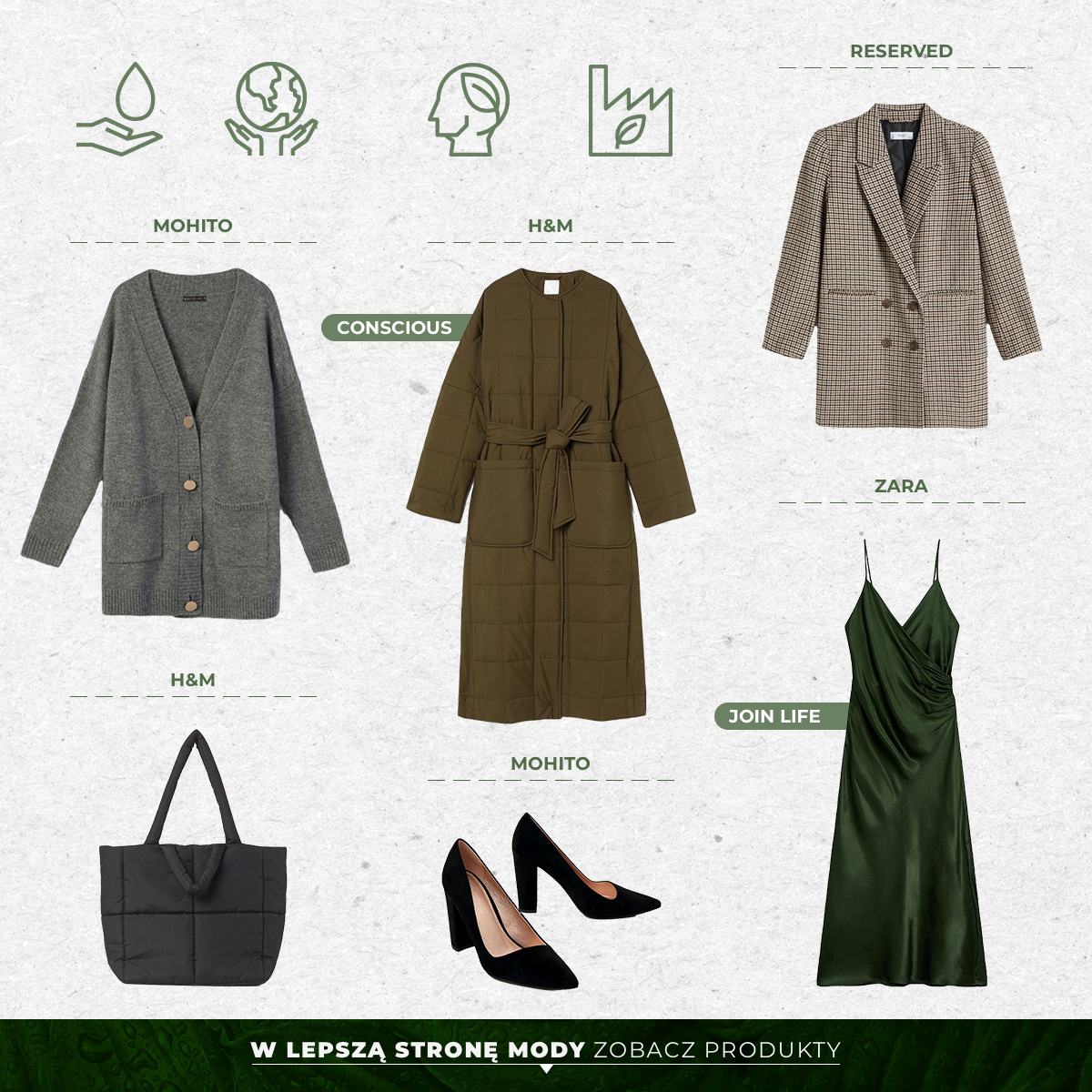 Ubrania z recyklingu dla niej