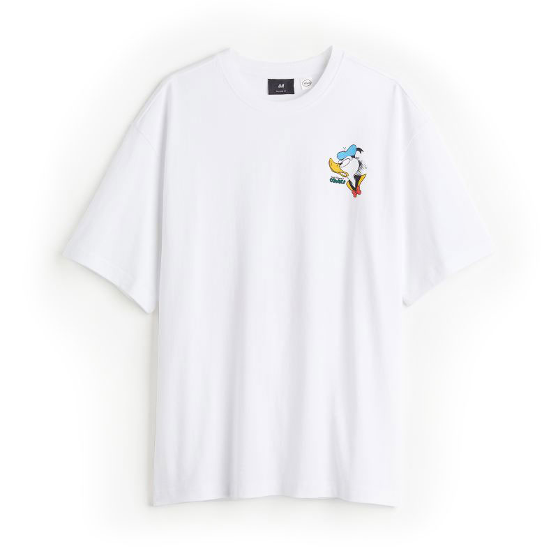 Wiosenne kolekcje, stylizacja, ubrania, moda, kolekcja dla niego, moda męska, H&M, tishert, biały tishert, męski tishert