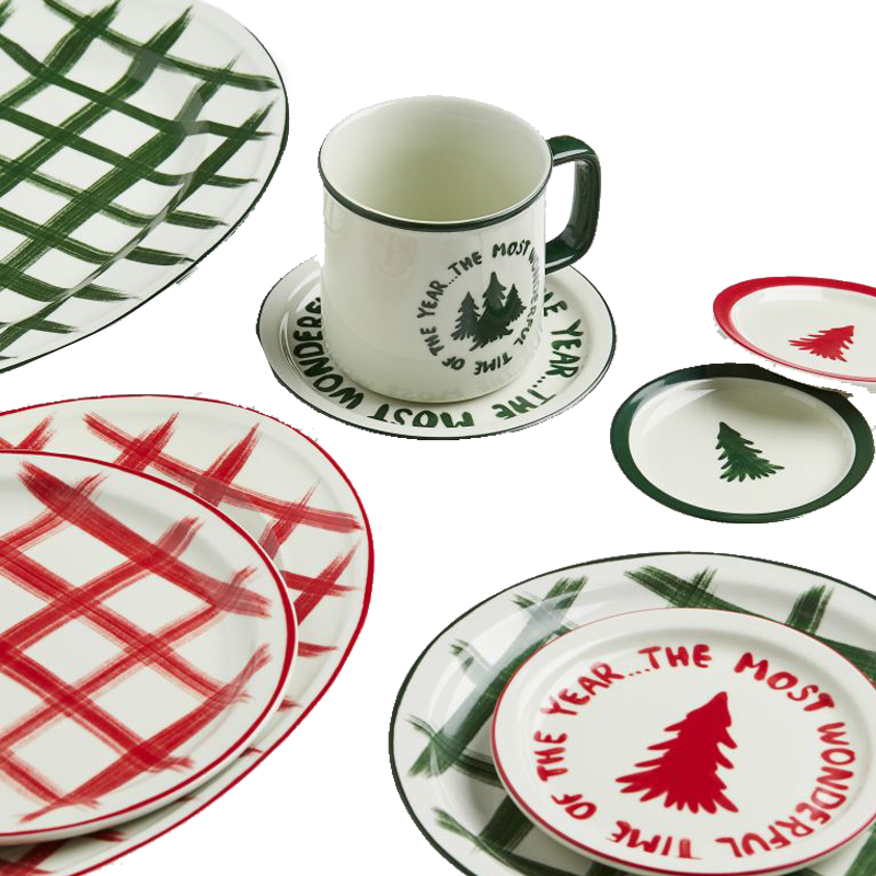 Prezentownik, święta, promenada, pomysł na prezent, Eco lover, ozdoby choinkowe, prezenty, dla niej, dla niego, pomysły, moda, H&M, świąteczny talerz, zastawa