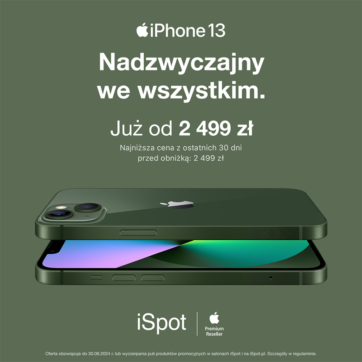 iPhone 13. Nadzwyczajny we wszystkim. Już od 2 499 zł.