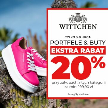 Ekstra rabat na buty i portfele w WITTCHEN