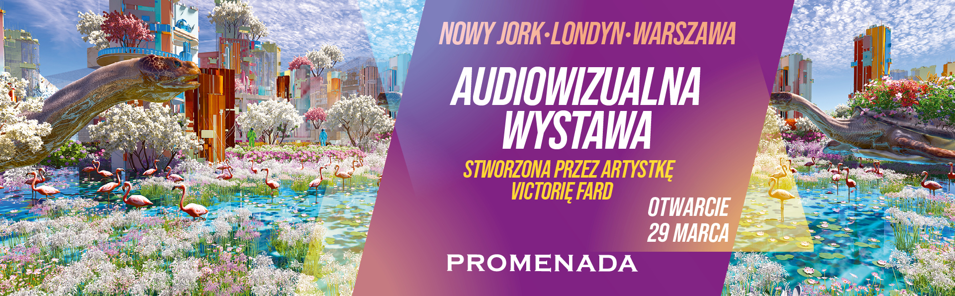 emocje w centrum pokaz multimedialny promenada