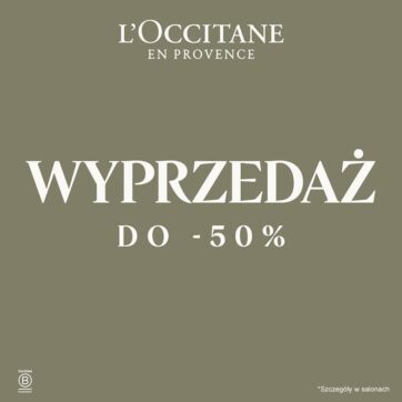 WYPRZEDAŻ W L’OCCITANE