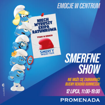 SMERFY: WIELKI FILM — WIELKA IMPREZA w Promenadzie
