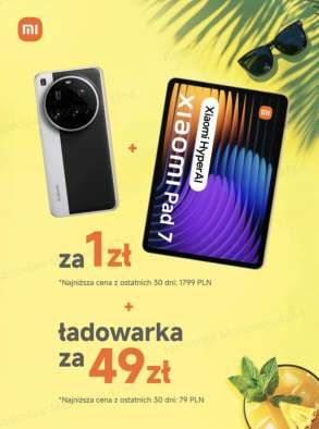Kup Xiaomi 15 Ultra 1TB w zestawie z Pad 7 za 1zł
