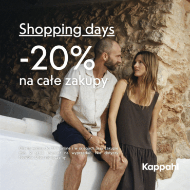 Shopping Days -20% na całe zakupy