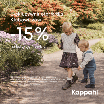 Tylko dla Klubowiczów 15% zniżki na całą kolekcję Newbie