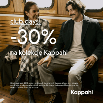 Club Days -30% na całe zakupy w Kappahl