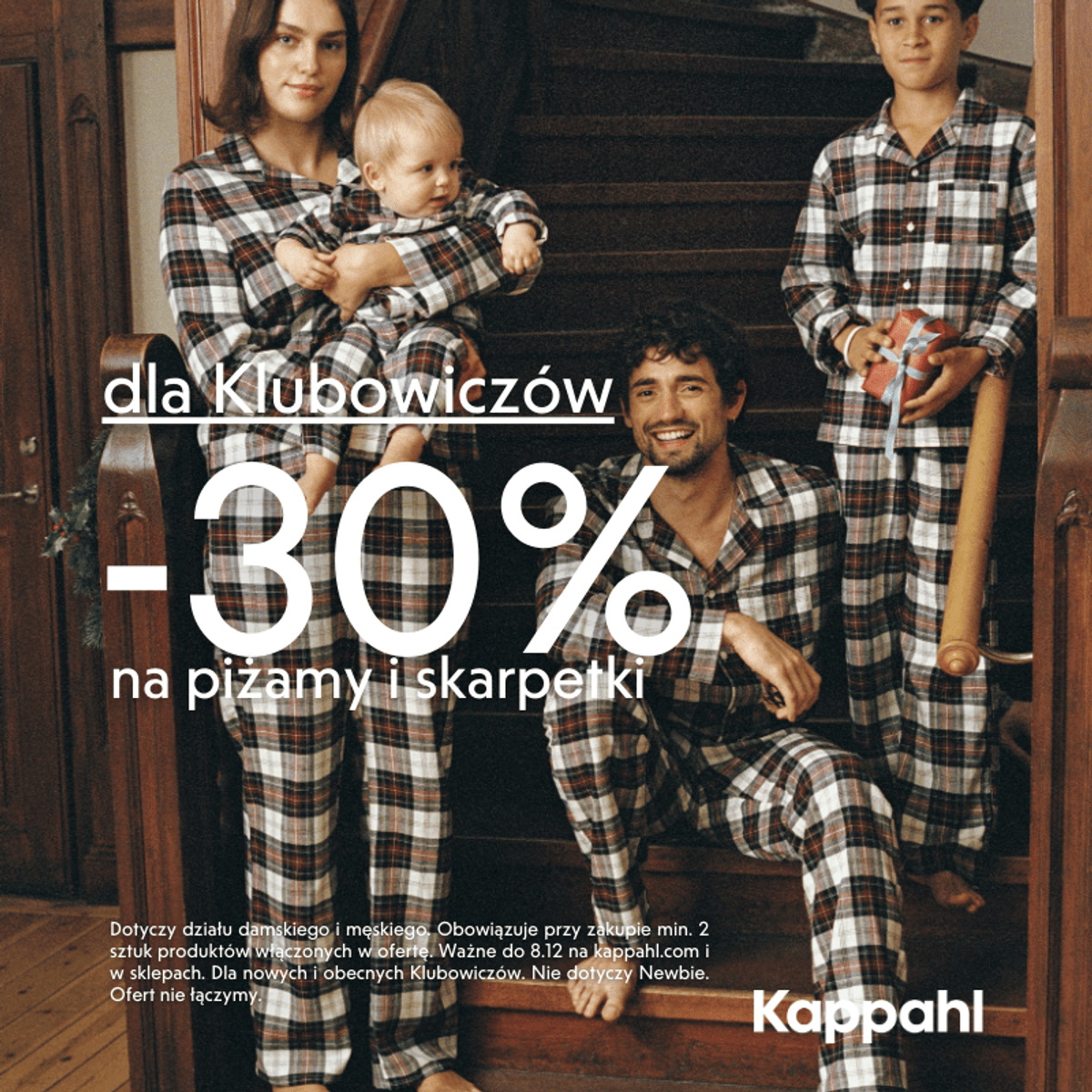 Dla Klubowiczów - 30% na piżamy i skarpetki.