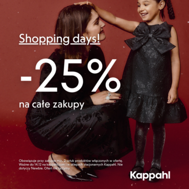 Shopping days w Kappahl!  -25% na całe zakupy
