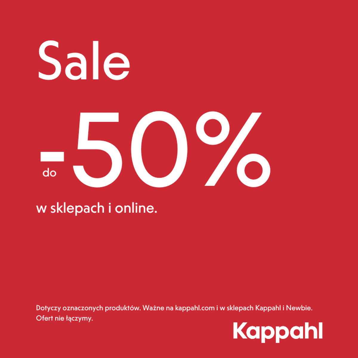 Sale w Kappahl!  do –50% na wiele produktów.