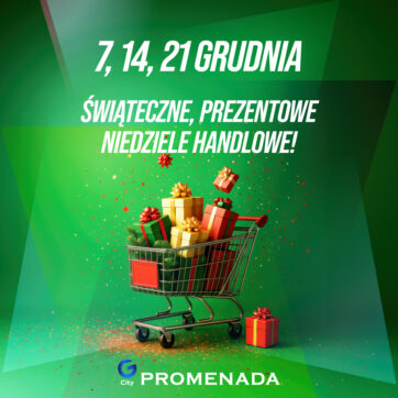 Świąteczne niedziele handlowe w G City Promenada! ðð️