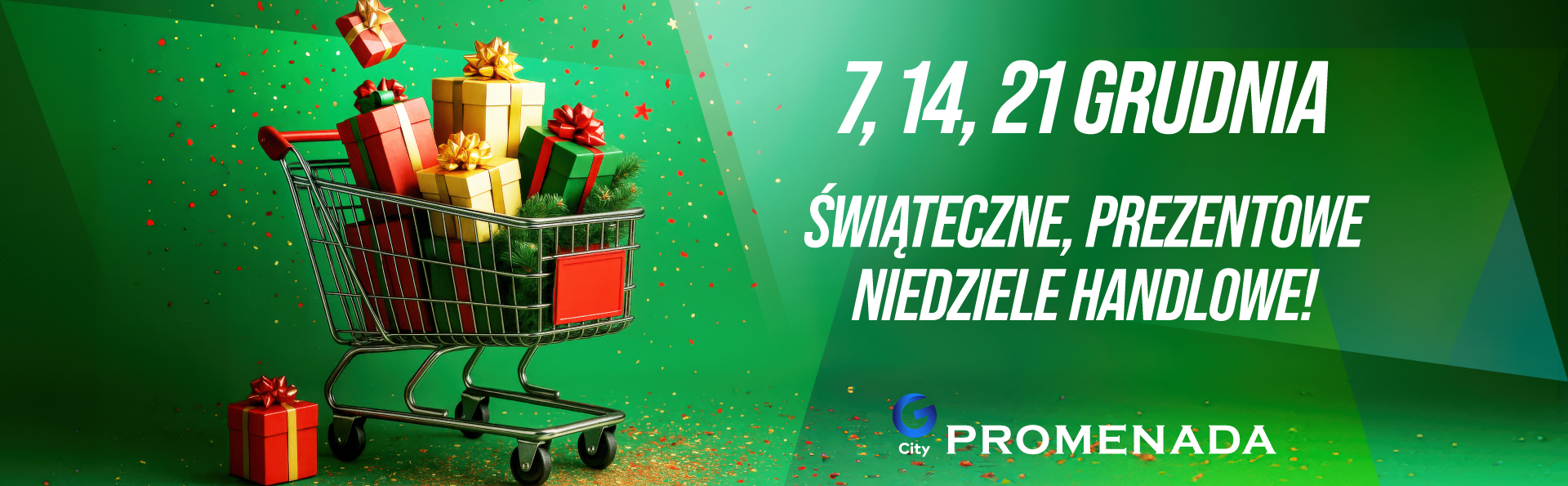 Świąteczne niedziele handlowe w G City Promenada!