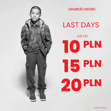 Ostatnie dni wyprzedaży w OKAIDI !