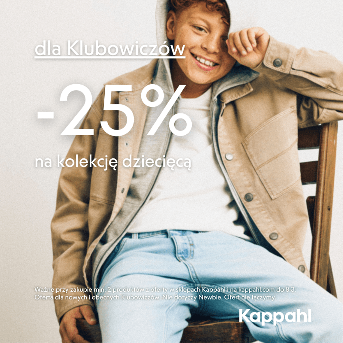 Dla Klubowiczów  -25% na kolekcję dziecięcą.