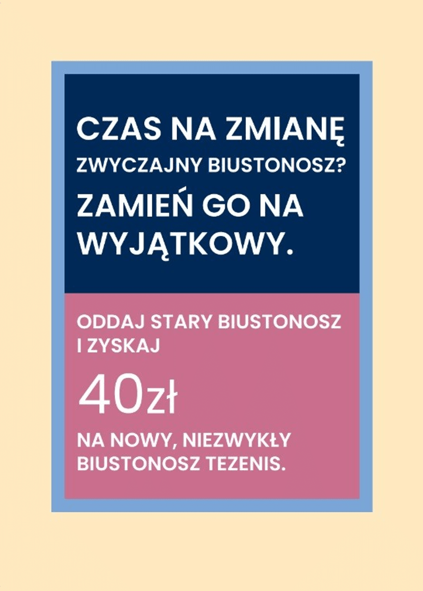 Czas na zmianę z Tezenis
