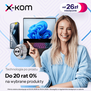 x-kom Warszawa Promenada – Promocja: Do 20 rat 0% – kup teraz