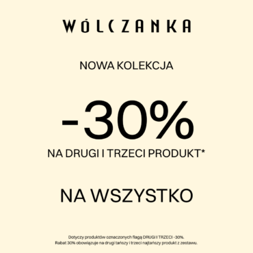 -30% na drugi i trzeci produkt!