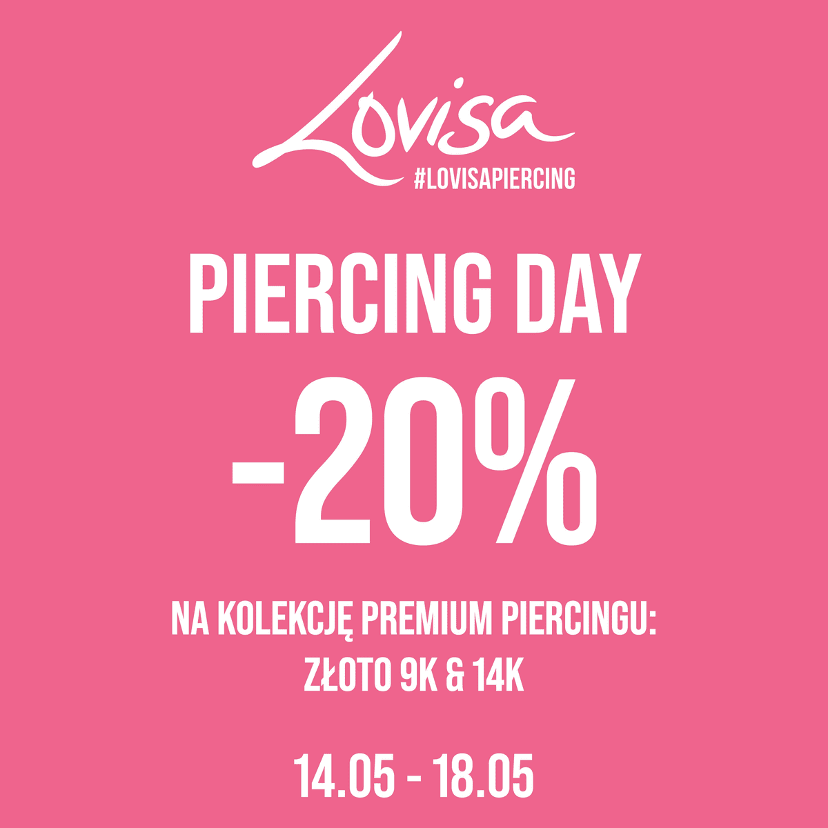 Czas na nowy piercing! ✨ Odbierz -20% w Lovisa!