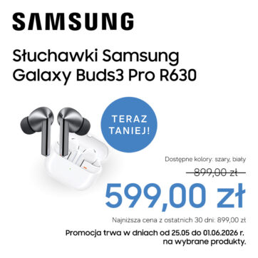 Słuchawki Samsung Galaxy Buds3 Pro teraz w supercenie!