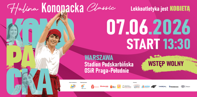Second edition of the Halina Konopacka Classic athletics meeting