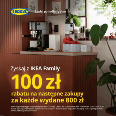 100 zł rabatu na następne zakupy za każde wydane 800 zł