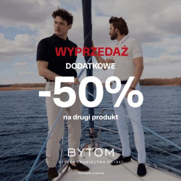 Wyprzedaż Dodatkowe -50% na drugi produkt