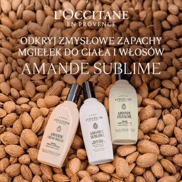 ODKRYJ ZMYSŁOWE ZAPACHY MGIEŁEK DO CIAŁA I WŁOSÓW AMANDE SUBLIME
