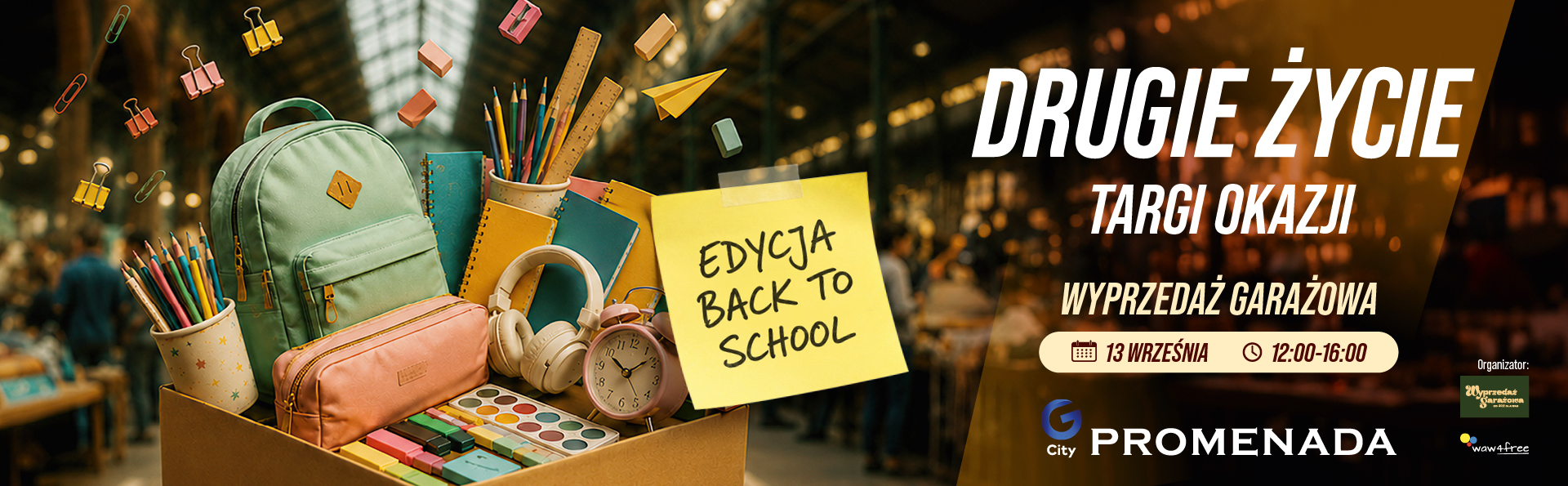 Garage Sale at G City Promenada – “Back to school” Edition