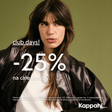 Club days  -25% na całe zakupy