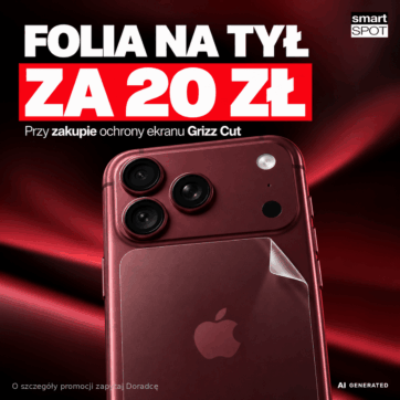 Folia na tył telefonu za 20zł przy zakupie ochrony na ekran w smartSPOT